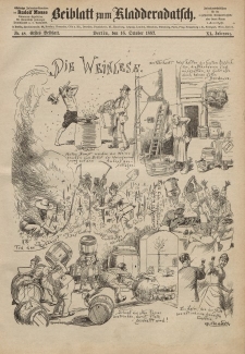 Kladderadatsch, 40. Jahrgang, 16. Oktober 1887, Nr. 48 (Beiblatt)