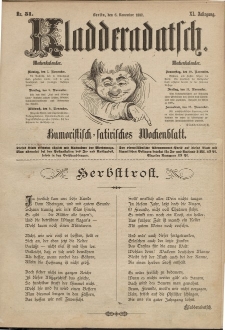 Kladderadatsch, 40. Jahrgang, 6. November 1887, Nr. 51