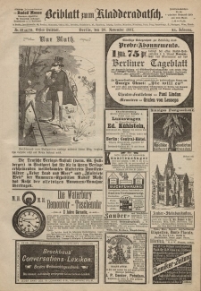 Kladderadatsch, 40. Jahrgang, 20. November 1887, Nr. 53/54 (Beiblatt)