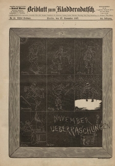 Kladderadatsch, 40. Jahrgang, 27. November 1887, Nr. 55 (Beiblatt)
