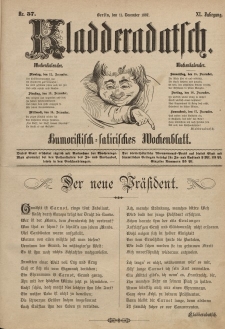 Kladderadatsch, 40. Jahrgang, 11. Dezember 1887, Nr. 57