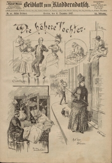 Kladderadatsch, 40. Jahrgang, 11. Dezember 1887, Nr. 57 (Beiblatt)