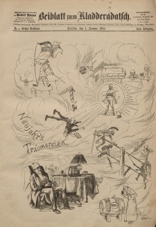 Kladderadatsch, 41. Jahrgang, 1. Januar 1888, Nr. 1 (Beiblatt)
