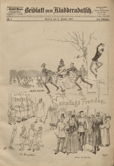 Kladderadatsch, 41. Jahrgang, 8. Januar 1888, Nr. 2 (Beiblatt)