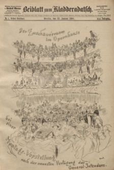 Kladderadatsch, 41. Jahrgang, 22. Januar 1888, Nr. 4 (Beiblatt)