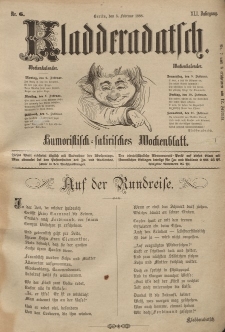 Kladderadatsch, 41. Jahrgang, 5. Februar 1888, Nr. 6