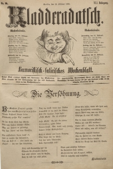 Kladderadatsch, 41. Jahrgang, 19. Februar 1888, Nr. 9