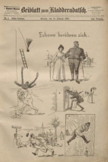 Kladderadatsch, 41. Jahrgang, 19. Februar 1888, Nr. 9 (Beiblatt)