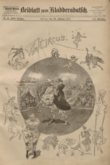 Kladderadatsch, 41. Jahrgang, 26. Februar 1888, Nr. 10 (Beiblatt)