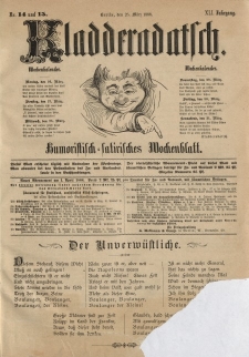 Kladderadatsch, 41. Jahrgang, 25. März 1888, Nr. 14/15