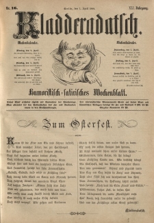 Kladderadatsch, 41. Jahrgang, 1. April 1888, Nr. 16