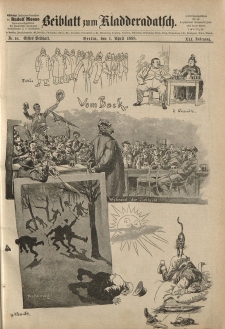 Kladderadatsch, 41. Jahrgang, 1. April 1888, Nr. 16 (Beiblatt)