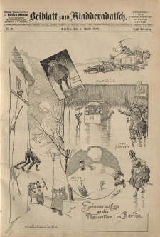 Kladderadatsch, 41. Jahrgang, 8. April 1888, Nr. 17 (Beiblatt)
