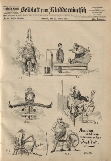 Kladderadatsch, 41. Jahrgang, 15. April 1888, Nr. 18 (Beiblatt)