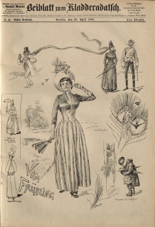 Kladderadatsch, 41. Jahrgang, 22. April 1888, Nr. 19 (Beiblatt)