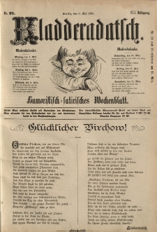 Kladderadatsch, 41. Jahrgang, 6. Mai 1888, Nr. 21