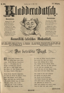Kladderadatsch, 41. Jahrgang, 27. Mai 1888, Nr. 25