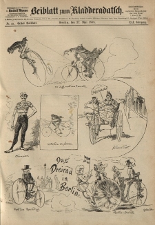 Kladderadatsch, 41. Jahrgang, 27. Mai 1888, Nr. 25 (Beiblatt)