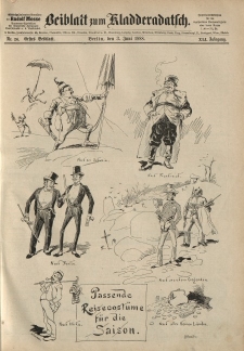 Kladderadatsch, 41. Jahrgang, 3. Juni 1888, Nr. 26 (Beiblatt)
