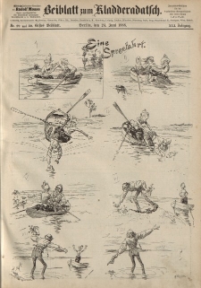 Kladderadatsch, 41. Jahrgang, 24. Juni 1888, Nr. 29/30 (Beiblatt)