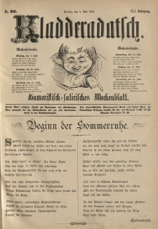 Kladderadatsch, 41. Jahrgang, 8. Juli 1888, Nr. 32
