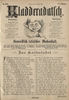 Kladderadatsch, 41. Jahrgang, 22. Juli 1888, Nr. 34