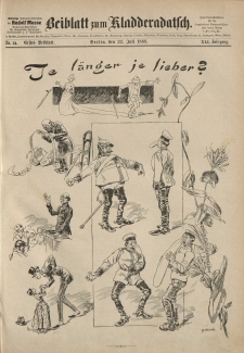 Kladderadatsch, 41. Jahrgang, 22. Juli 1888, Nr. 34 (Beiblatt)