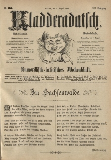 Kladderadatsch, 41. Jahrgang, 5. August 1888, Nr. 36