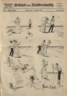 Kladderadatsch, 41. Jahrgang, 19. August 1888, Nr. 38 (Beiblatt)