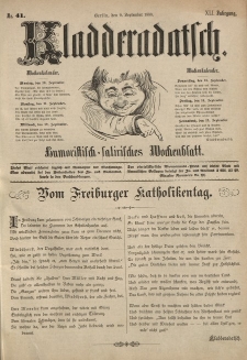 Kladderadatsch, 41. Jahrgang, 9. September 1888, Nr. 41