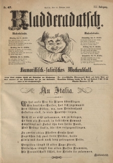 Kladderadatsch, 41. Jahrgang, 14. Oktober 1888, Nr. 47