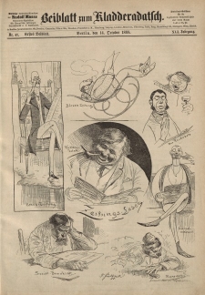 Kladderadatsch, 41. Jahrgang, 14. Oktober 1888, Nr. 47 (Beiblatt)