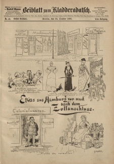 Kladderadatsch, 41. Jahrgang, 28. Oktober 1888, Nr. 49 (Beiblatt)