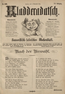 Kladderadatsch, 41. Jahrgang, 4. November 1888, Nr. 50