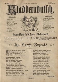 Kladderadatsch, 41. Jahrgang, 16. Dezember 1888, Nr. 57