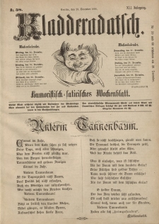 Kladderadatsch, 41. Jahrgang, 23. Dezember 1888, Nr. 58