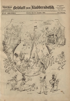 Kladderadatsch, 41. Jahrgang, 23. Dezember 1888, Nr. 58 (Beiblatt)