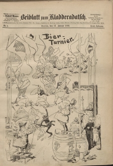 Kladderadatsch, 42. Jahrgang, 13. Januar 1889, Nr. 2 (Beiblatt)