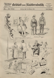 Kladderadatsch, 42. Jahrgang, 24. Februar 1889, Nr. 9 (Beiblatt)