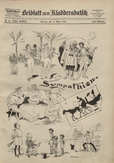 Kladderadatsch, 42. Jahrgang, 3. März 1889, Nr. 10 (Beiblatt)