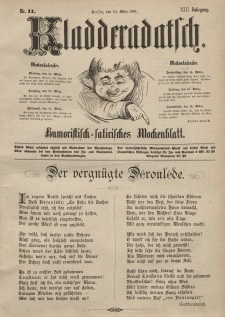 Kladderadatsch, 42. Jahrgang, 10. März 1889, Nr. 11