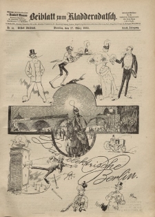Kladderadatsch, 42. Jahrgang, 17. März 1889, Nr. 12 (Beiblatt)