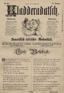 Kladderadatsch, 42. Jahrgang, 24. März 1889, Nr. 13