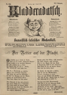 Kladderadatsch, 42. Jahrgang, 7. April 1889, Nr. 16