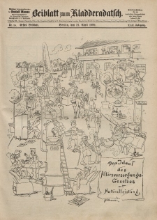Kladderadatsch, 42. Jahrgang, 18. April 1889, Nr. 18 (Beiblatt)