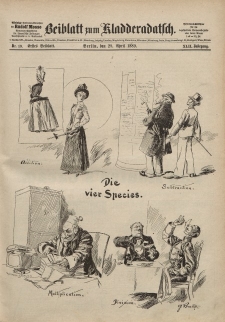 Kladderadatsch, 42. Jahrgang, 28. April 1889, Nr. 19 (Beiblatt)