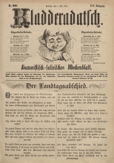 Kladderadatsch, 42. Jahrgang, 5. Mai 1889, Nr. 20