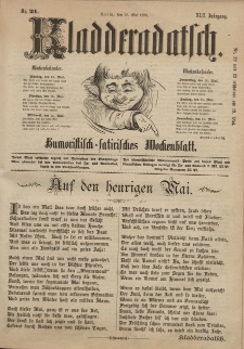 Kladderadatsch, 42. Jahrgang, 12. Mai 1889, Nr. 21