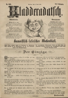 Kladderadatsch, 42. Jahrgang, 9. Juni 1889, Nr. 26