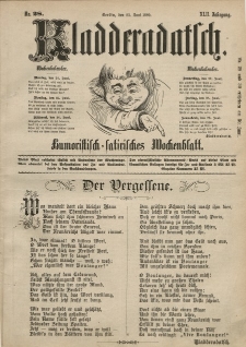 Kladderadatsch, 42. Jahrgang, 23. Juni 1889, Nr. 28